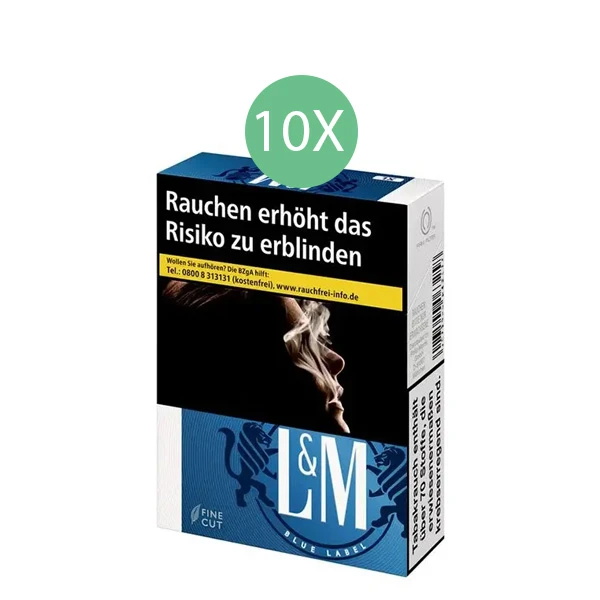 L&M Zigaretten Blue Label Original Pack Stange L&M Zigaretten Blue Label Original Pack Stange
