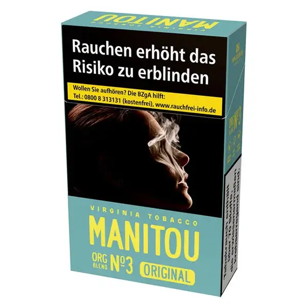 Manitou Zigaretten No. 3 Sky Organic Blend Manitou Zigaretten No. 3 Sky Organic Blend