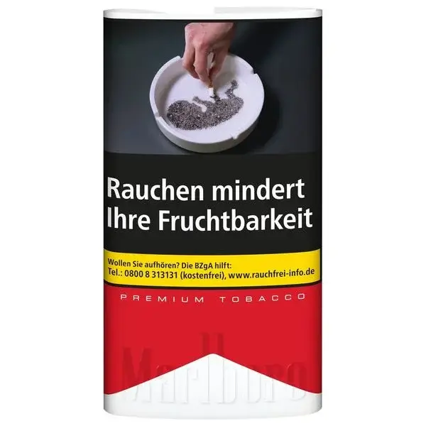 Marlboro Drehtabak Premium Rot Pouch Marlboro Drehtabak Premium Rot Pouch