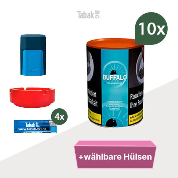10x-buffalo_klein_dose-mit-wahbaren-hulsen-und-asche_blau 10x-buffalo_klein_dose-mit-wahbaren-hulsen-und-asche_blau