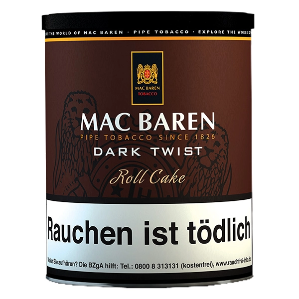 mac baren pfeifentabak dark twist box