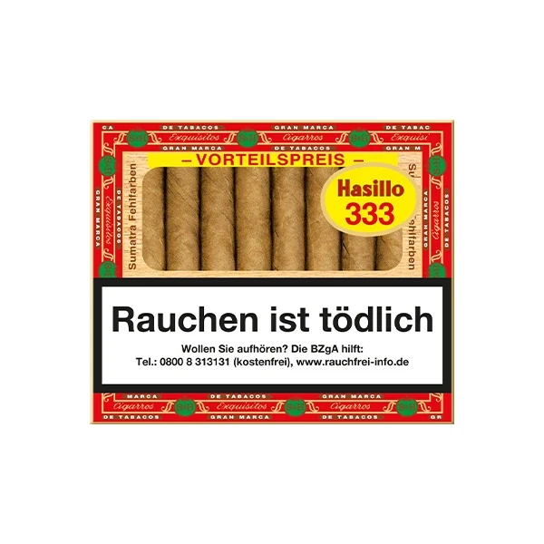 Dannemann Zigarillos Hasillo 333 Sumatra XL Dannemann Zigarillos Hasillo 333 Sumatra XL