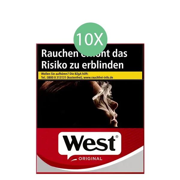 west zigaretten original red xl stange