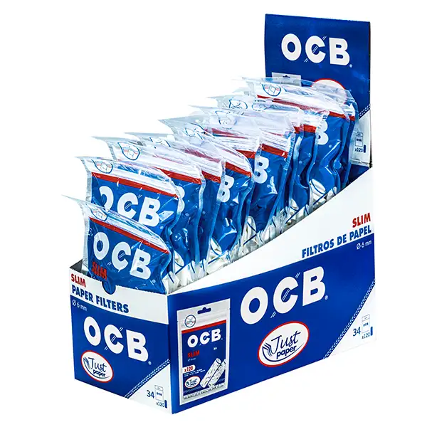 ocb-just-paper-slim-filter-120-x-6-mm-34er-box