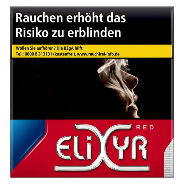 Die Elixyr Red Zigaretten in 5XL