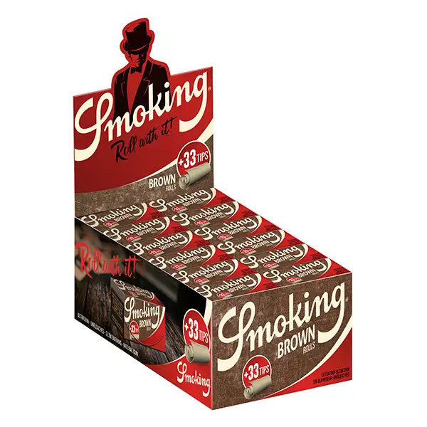 smoking-blaettchen-brown-rolls-24-x-4-m-tips-box smoking-blaettchen-brown-rolls-24-x-4-m-tips-box