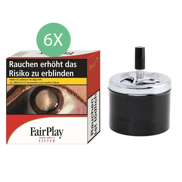 6x-fairplay-zigaretten-filter-hercules-1x-aschenbecher 6x-fairplay-zigaretten-filter-hercules-1x-aschenbecher