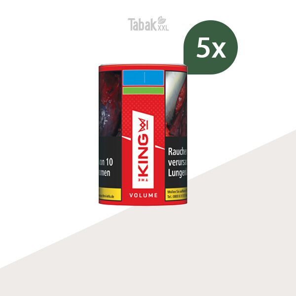 5x King Volumentabak Red Dose 