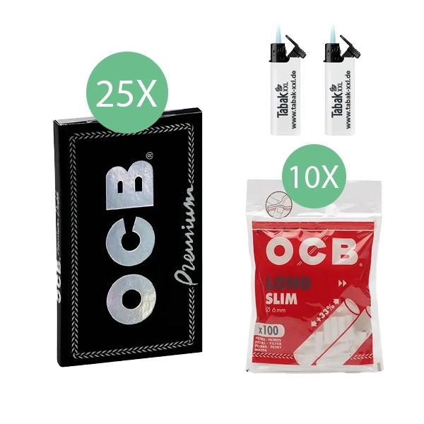 25x-ocb-blaettchen-premium-black-kurz-no-4-double-100-blattt-+-10x-ocb-long-slim-filter-+-2x-sturmfeuerzeuge 25x-ocb-blaettchen-premium-black-kurz-no-4-double-100-blattt-+-10x-ocb-long-slim-filter-+-2x-sturmfeuerzeuge