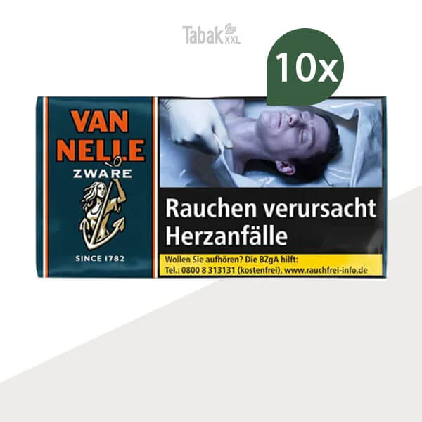 10x Van Nelle Drehtabak Zware Pouch M