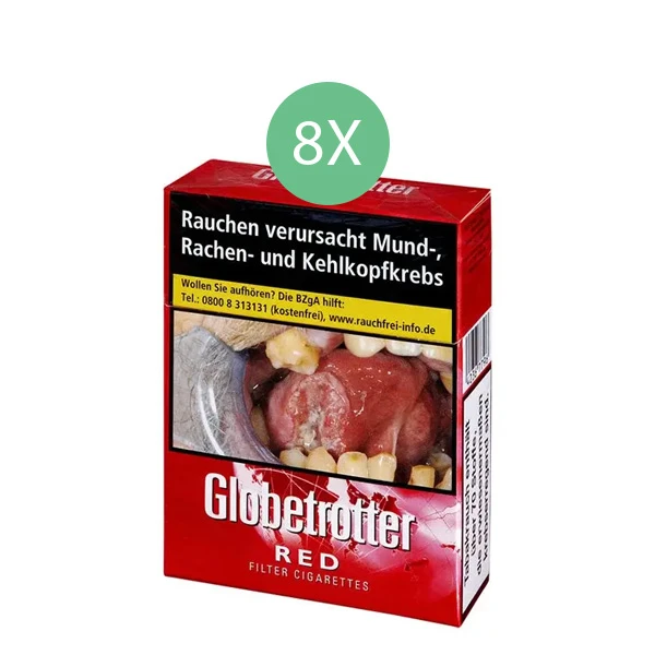 Globetrotter Zigaretten Red Big Pack Stange