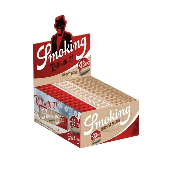 smoking-blaettchen-thinnest-brown-king-size-24-x-33-blatt-tips-box smoking-blaettchen-thinnest-brown-king-size-24-x-33-blatt-tips-box
