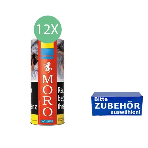 Moro Tabak XL 12x Dose mit wählbarem Zubehör