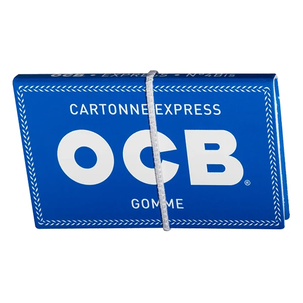 OCB Blättchen Blau No 4 100 Blatt Gummizug