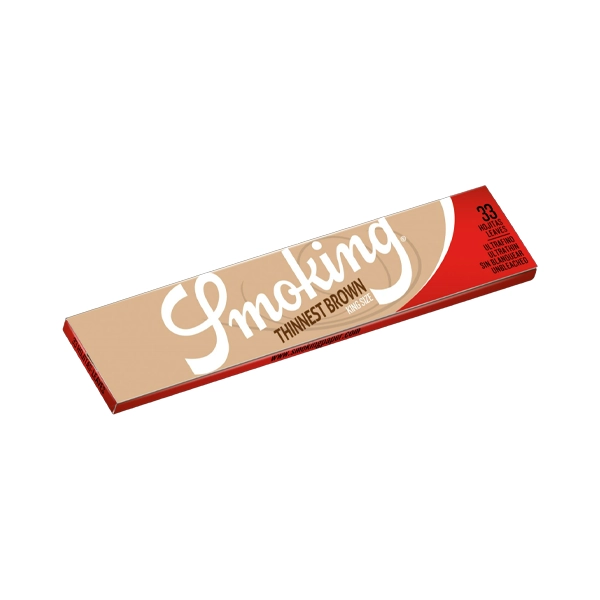 smoking-blaettchen-thinnest-brown-king-size-33-blatt smoking-blaettchen-thinnest-brown-king-size-33-blatt