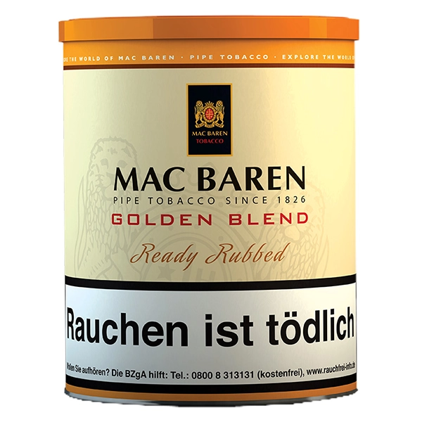 mac baren pfeifentabak golden blend box