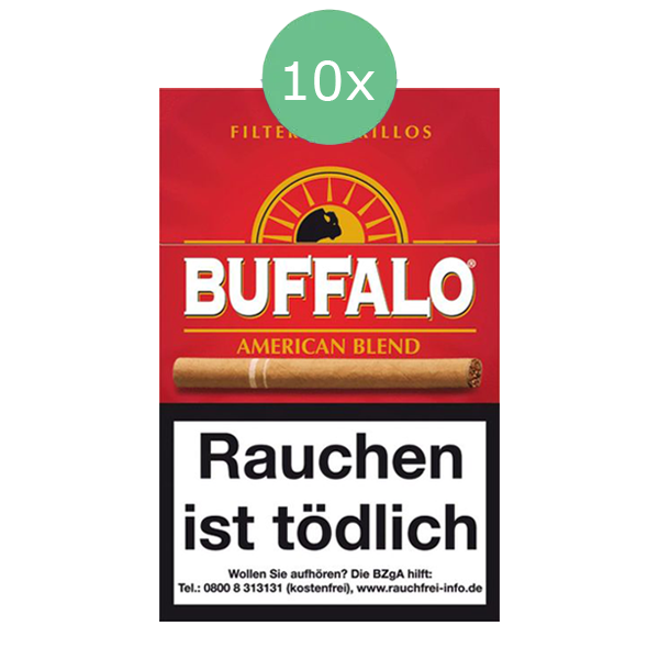 Buffalo Zigarillos Rot Stange mit Filter