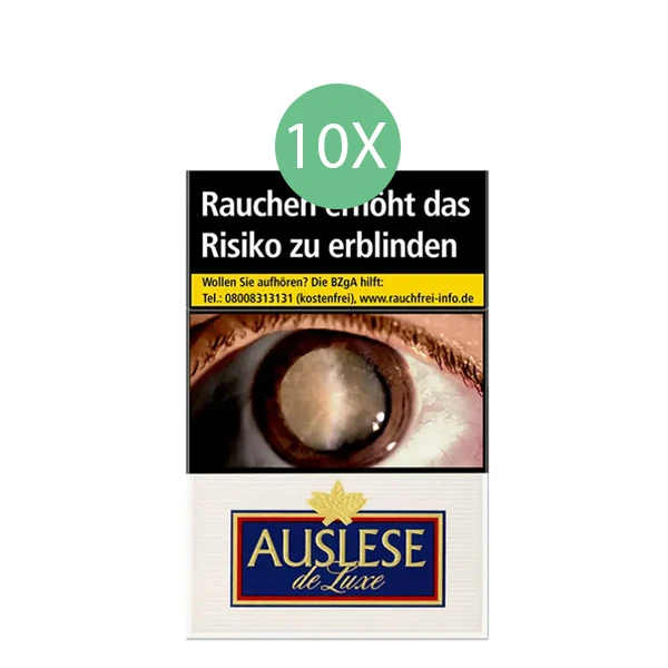Auslese de Luxe Zigaretten Original Pack Stange Auslese de Luxe Zigaretten Original Pack Stange