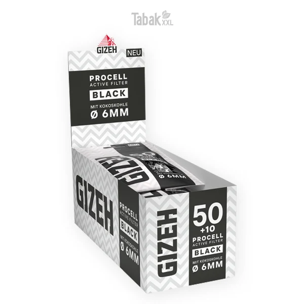 gizeh-procell-active-filter-black-mit-kokoskohle-60-x-6-mm-10er-box gizeh-procell-active-filter-black-mit-kokoskohle-60-x-6-mm-10er-box