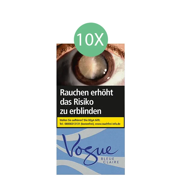 Vogue Zigaretten Bleue Claire Original Pack Stange Vogue Zigaretten Bleue Claire Original Pack Stange