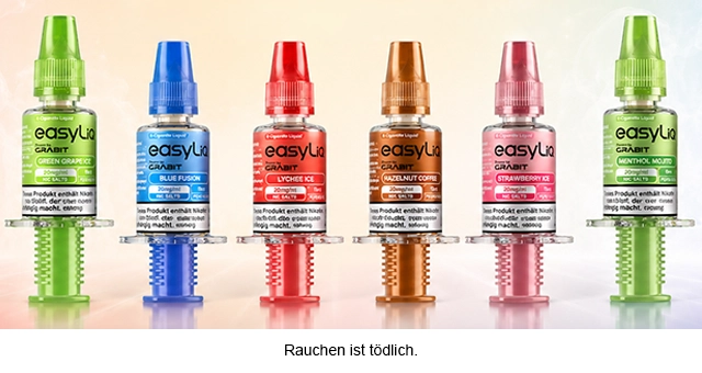 Grabit Easyliq Sorten Grabit Easyliq Sorten – 10 Geschmacksrichtungen