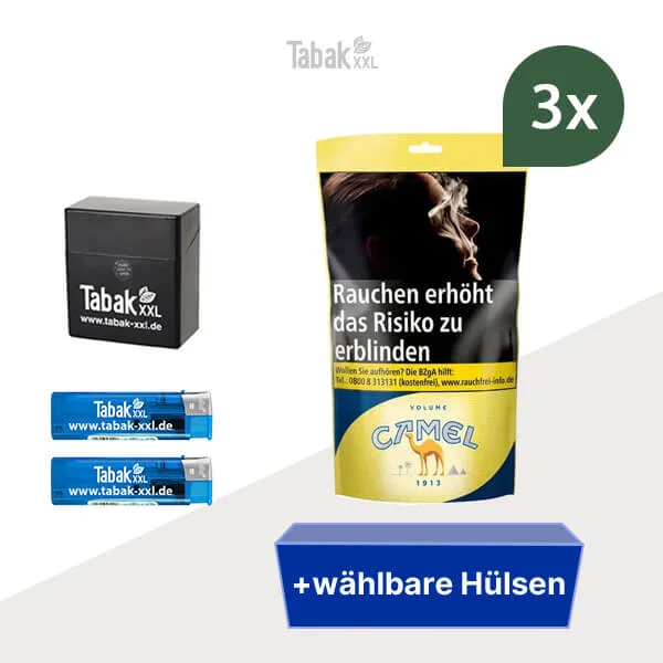 3x_camel_mit_hulsen und etui 3x_camel_mit_hulsen und etui