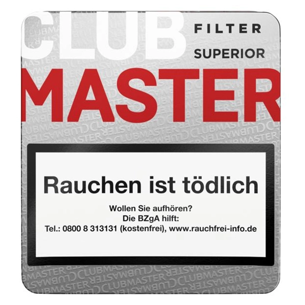 Clubmaster Zigarillos Superior Filter Red M