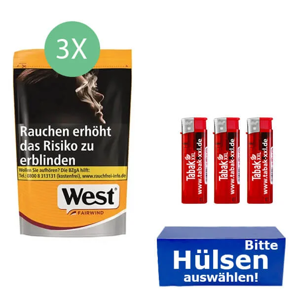 3xwest_yellow_hulsen 3 x West Yellow mit Hülsen