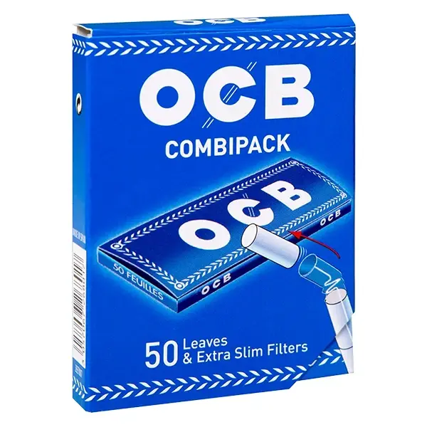 ocb-blaettchen-blau-combipack-50-blatt-extra-slim-filter-frontal ocb-blaettchen-blau-combipack-50-blatt-extra-slim-filter-frontal