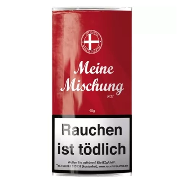 meine mischung pfeifentabak rot pouch