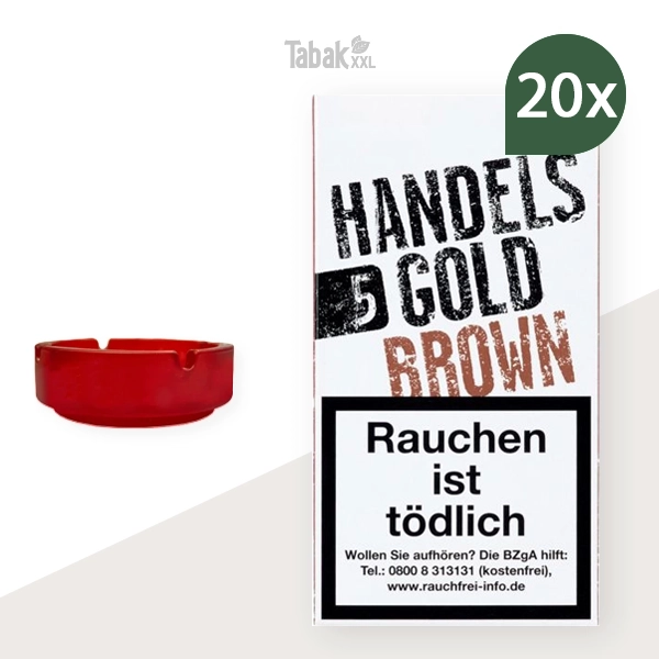 20x-handelsgold-zigarillos-brown-xs-kaffee-+-1x-aschenbecher
