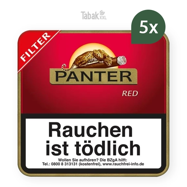 panter zigarillos red m vanille mit filter stange panter zigarillos red m vanille mit filter stange