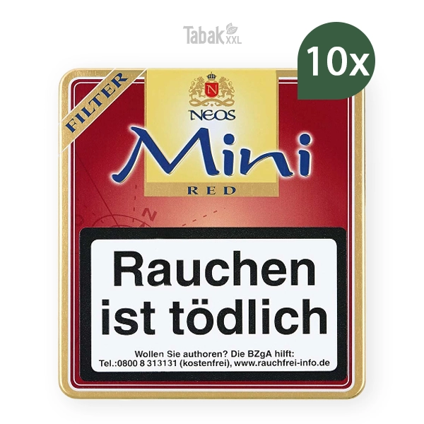 neos zigarillos mini red filter stange neos zigarillos mini red filter stange