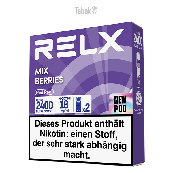 RELX Pod Real Mix Berries 18 mg/ml RELX Pod Real Mix Berries 18 mg/ml