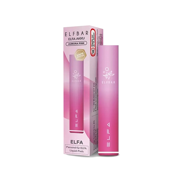 elfbar-e-zigarette-elfa-akku-aurora-pink-500-mah-mehrweg