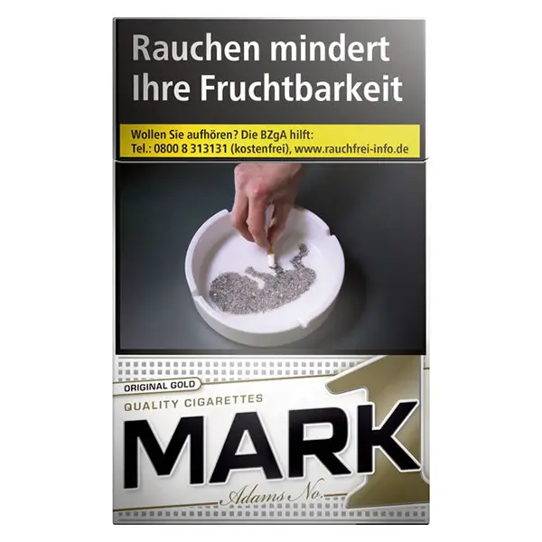 Die MArk1 Zigaretten im Gold Original Pack.