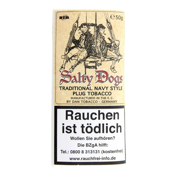 Salty Dogs Pfeifentabak Traditional Navy Style Pouch Salty Dogs Pfeifentabak Traditional Navy Style Pouch