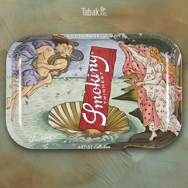 Smoking Tray Artist Collection Metall 28,5 x 18,5 cm Botticelli Smoking Tray Artist Collection Metall 28,5 x 18,5 cm Botticelli