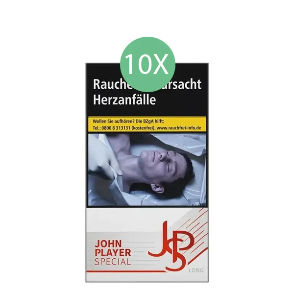 JPS Zigaretten Red Long Stange JPS Zigaretten Red Long Stange