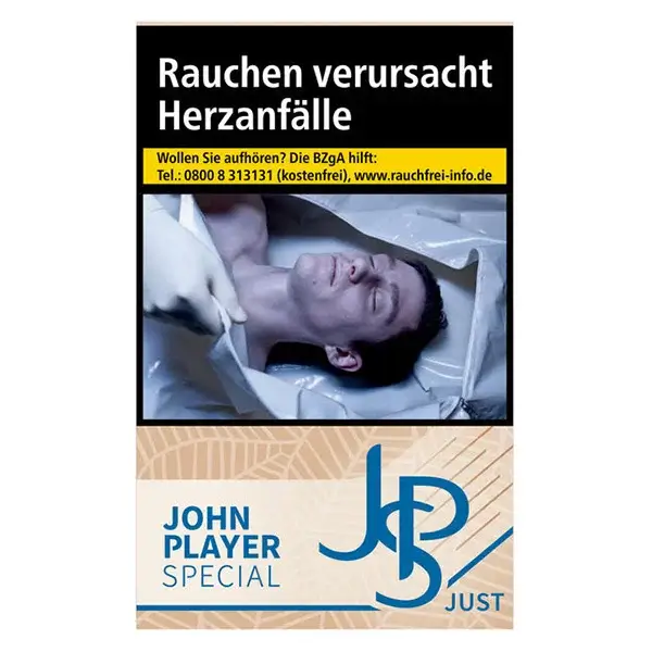 Die JPS just Blue Zigaretten im original Pack.