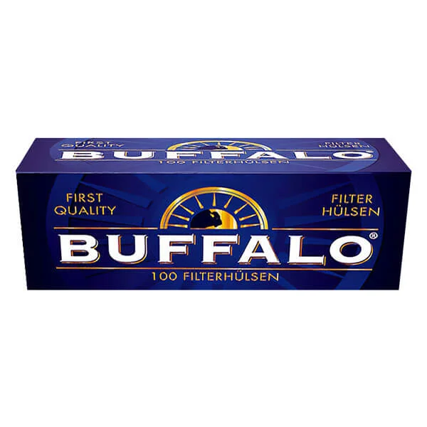 Buffalo King Size Filterhülsen Blau 100er Packung Buffalo King Size Filterhülsen Blau 100er Packung