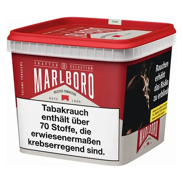 Marlboro Volumentabak Crafted Selection Rot Eimer