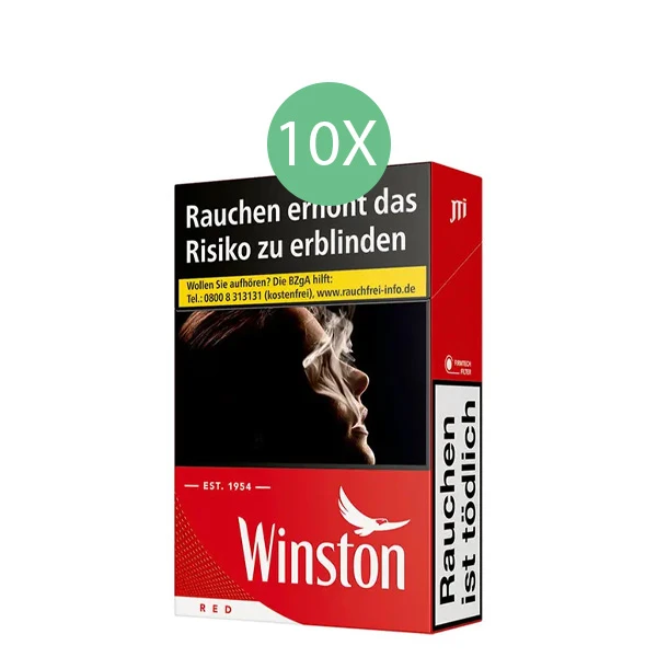 Winston Zigaretten Red Original Pack Stange Winston Zigaretten Red Original Pack Stange