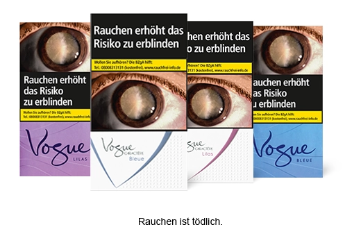 Vogue Zigaretten alle Sorten im Ueberblick