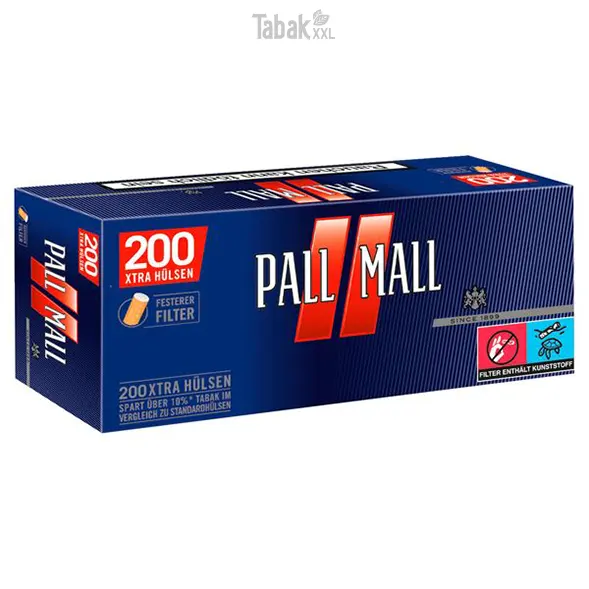 Pall Mall Red Xtra Filterhülsen 200er Packung