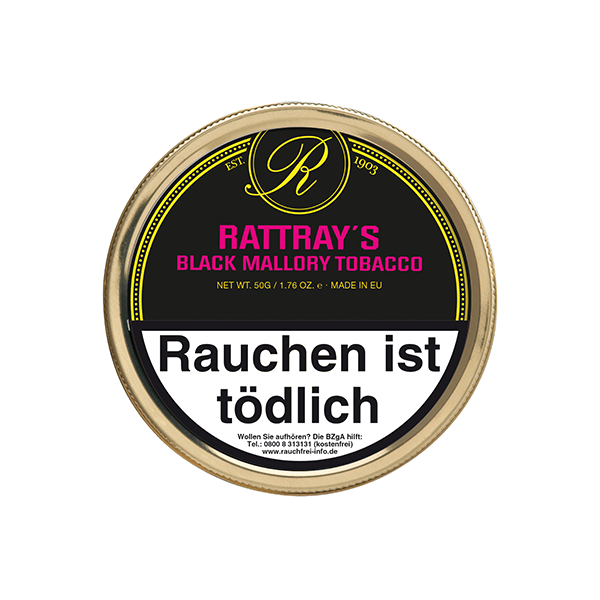 rattrays pfeifentabak british selection black mallory