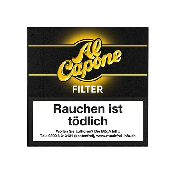 Al Capone Zigarillos Filter Schwarz S Cognac