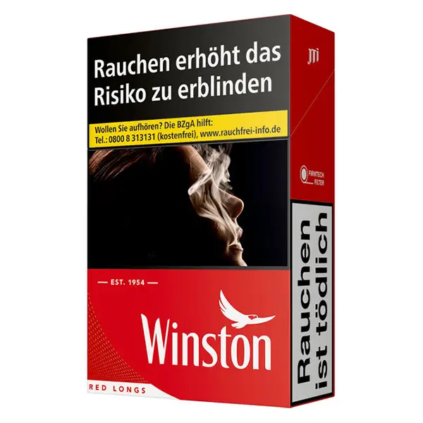 Die Winston Red Zigaretten in XXL.