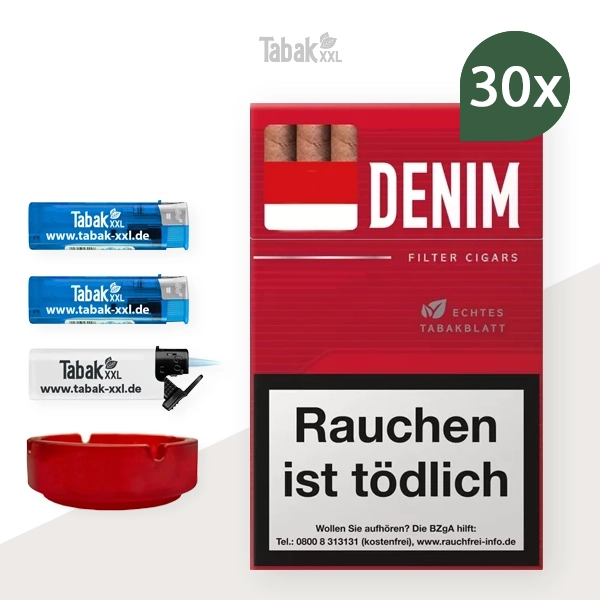 30x-denim-zigarillos-red-eco-l-mit-filter-+-2x-elektro-feuerzeuge-+-1x-sturmfeuerzeug-+-1x-aschenbecher 30x-denim-zigarillos-red-eco-l-mit-filter-+-2x-elektro-feuerzeuge-+-1x-sturmfeuerzeug-+-1x-aschenbecher