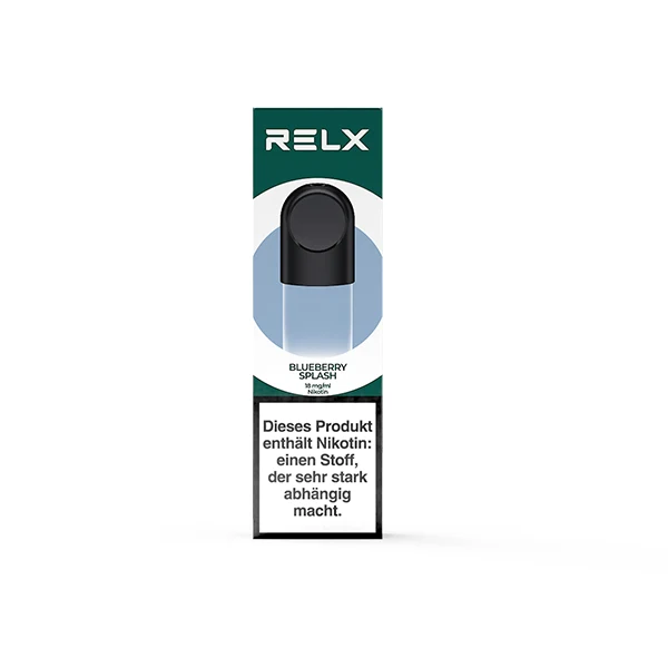 RELX Pods Blueberry Splash 18 mg Front RELX Pods Blueberry Splash 18 mg Front